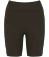 NS744 Native Spirit Ladies Ribbed Shorts organic khaki colour image